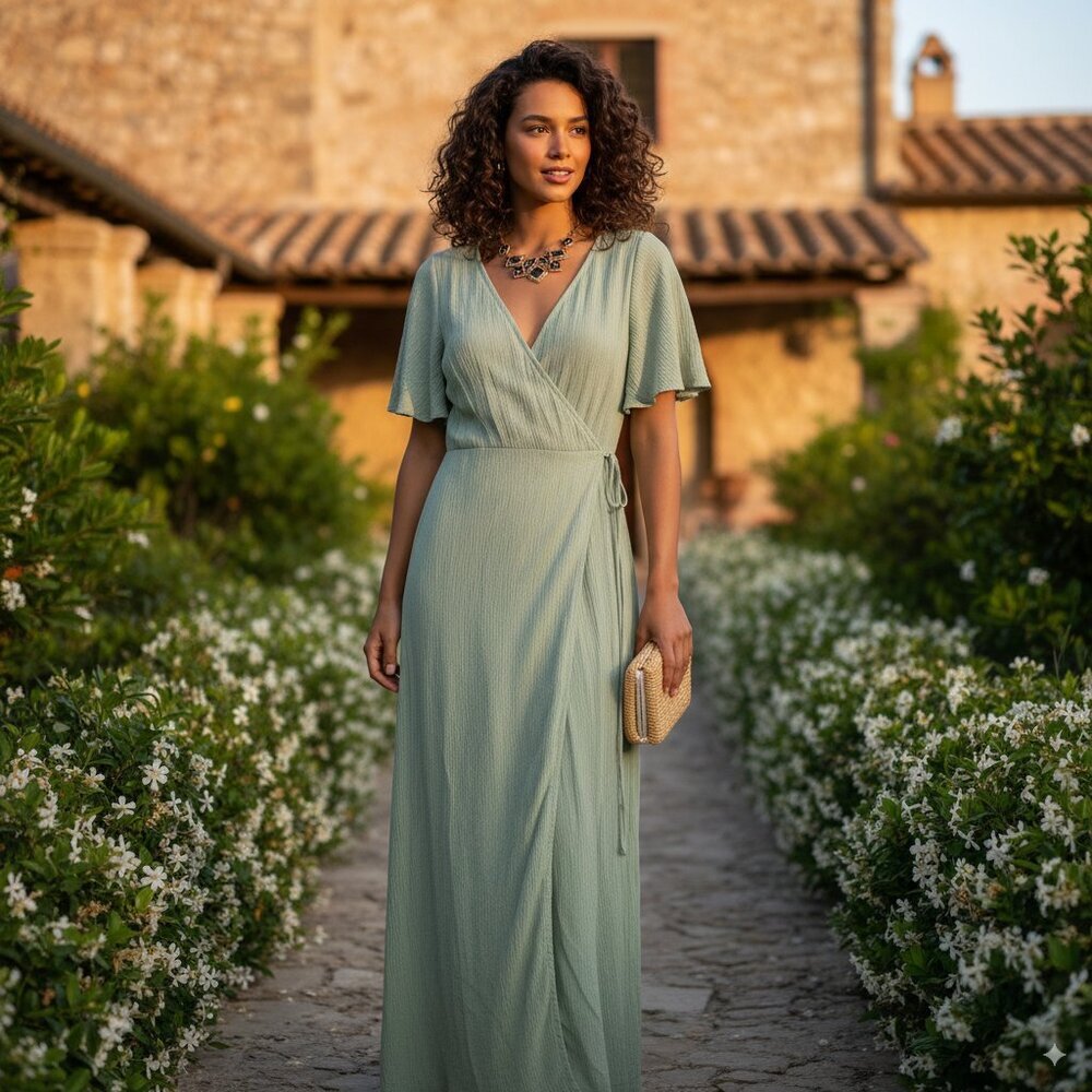 BELLEVUE THE LABEL AUBREY MIDI DRESS